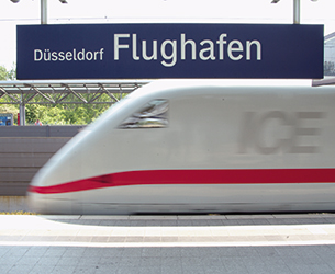 D�sseldorf International Airport: Train station